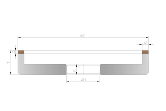 Круг алмазный 6A2